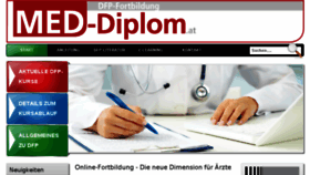 What Med-diplom.at website looked like in 2016 (7 years ago)