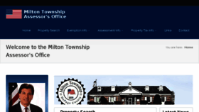 What Miltontownshipassessor.com website looked like in 2016 (7 years ago)