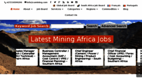 What Mining-africa-jobs.com website looked like in 2016 (7 years ago)