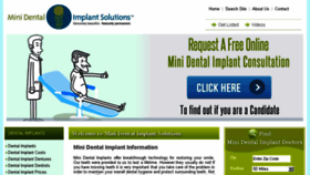 What Minidentalimplantsolutions.com website looked like in 2016 (7 years ago)