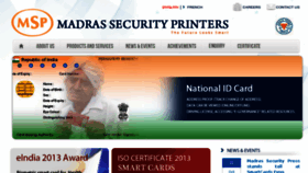 What Madrassecurityprinters.com website looked like in 2016 (7 years ago)