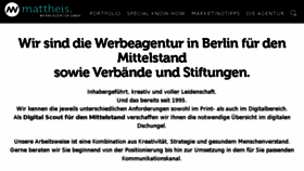What Mattheis-berlin.de website looked like in 2016 (7 years ago)