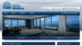What Miamiimpactwindows.com website looked like in 2016 (7 years ago)