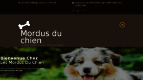 What Mordusduchien.com website looked like in 2016 (7 years ago)