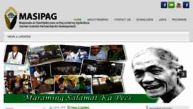 What Masipag.org website looked like in 2016 (7 years ago)