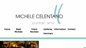 What Michelecelentano.com website looked like in 2016 (7 years ago)