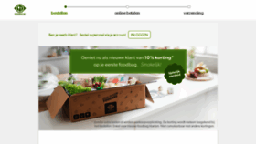 What Mijnfoodbag.foodbag.be website looked like in 2016 (7 years ago)