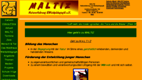 What Maltiz.eu website looked like in 2016 (7 years ago)