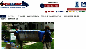 What Moveourstuff.com website looked like in 2016 (7 years ago)