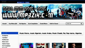 What Mp3zik.com website looked like in 2016 (7 years ago)