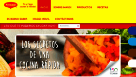 What Maggi.com.ve website looked like in 2016 (7 years ago)