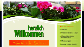 What Mein-nasch-balkon.de website looked like in 2016 (7 years ago)