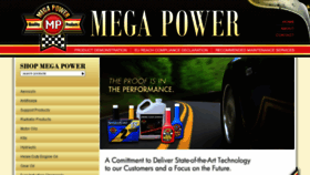 What Megapower.com website looked like in 2016 (7 years ago)