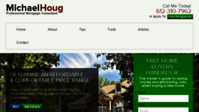 What Michaelhoug.com website looked like in 2016 (7 years ago)