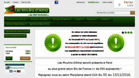 What Moulins-alma.fr website looked like in 2016 (7 years ago)