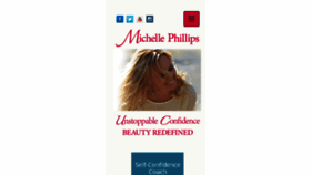 What Michellephillips.com website looked like in 2016 (7 years ago)