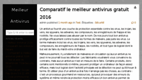 What Meilleurantivirusgratuit.net website looked like in 2016 (7 years ago)