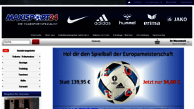 What Maxisport24.de website looked like in 2016 (7 years ago)