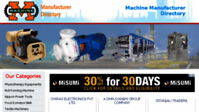 What Machinemanufacturer.co.in website looked like in 2016 (7 years ago)