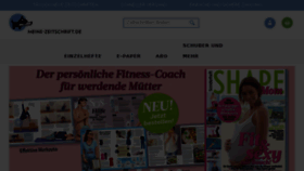 What Meinezeitschrift.de website looked like in 2016 (7 years ago)