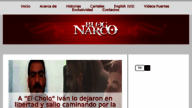 What Mund0narco.com website looked like in 2016 (7 years ago)