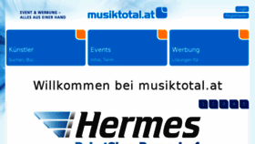 What Musiktotal.at website looked like in 2016 (7 years ago)