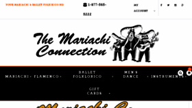 What Mariachiconnection.com website looked like in 2016 (7 years ago)