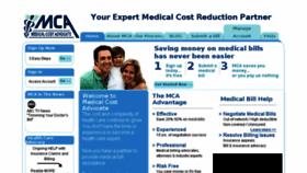 What Medicalcostadvocate.com website looked like in 2016 (7 years ago)