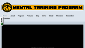What Mentaltrainingprogram.com website looked like in 2016 (7 years ago)