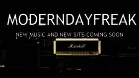 What Moderndayfreak.com website looked like in 2016 (7 years ago)