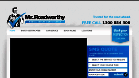 What Mrroadworthy.com.au website looked like in 2016 (9 years ago)