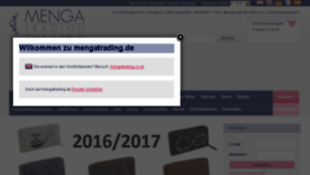 What Mengatrading.de website looked like in 2016 (7 years ago)