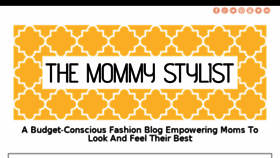 What Mommystylist.com website looked like in 2016 (7 years ago)