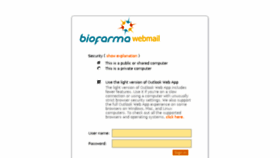 What Mail.biofarma.co.id website looked like in 2016 (7 years ago)