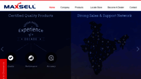 What Maxsell.co.in website looked like in 2016 (7 years ago)