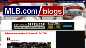 What Mlblogs.com website looked like in 2016 (7 years ago)