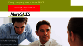 What Moresales.ca website looked like in 2016 (7 years ago)