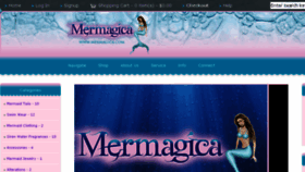 What Mermagica.com website looked like in 2016 (7 years ago)