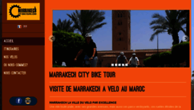 What Marrakech-city-bike-tour.com website looked like in 2016 (7 years ago)