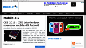 What Mobile4g.fr website looked like in 2016 (7 years ago)