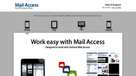 What Mailaccessapp.com website looked like in 2016 (7 years ago)