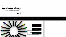 What Modernsharp.com website looked like in 2016 (7 years ago)