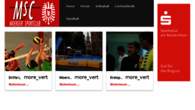 What Moerser-sportclub.de website looked like in 2016 (7 years ago)