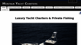 What Montaukyacht.com website looked like in 2016 (7 years ago)