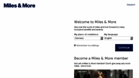 What Milesandmore.com website looked like in 2016 (7 years ago)