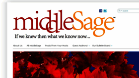 What Middlesage.com website looked like in 2016 (7 years ago)