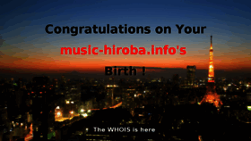 What Music-hiroba.info website looked like in 2016 (9 years ago)