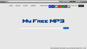 What Myfreemp3.info website looked like in 2016 (7 years ago)