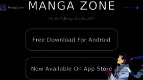 What Mangazoneapp.com website looked like in 2016 (7 years ago)