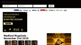 What Medfordmugshots.com website looked like in 2016 (7 years ago)